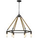 Holden 6 Light 30 inch Antique Gray Chandelier Ceiling Light