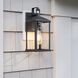 Cantley 1 Light 13.25 inch Matte Black Outdoor Wall Lantern