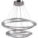 Stella 31.5 inch Satin Nickel Down Chandelier Ceiling Light