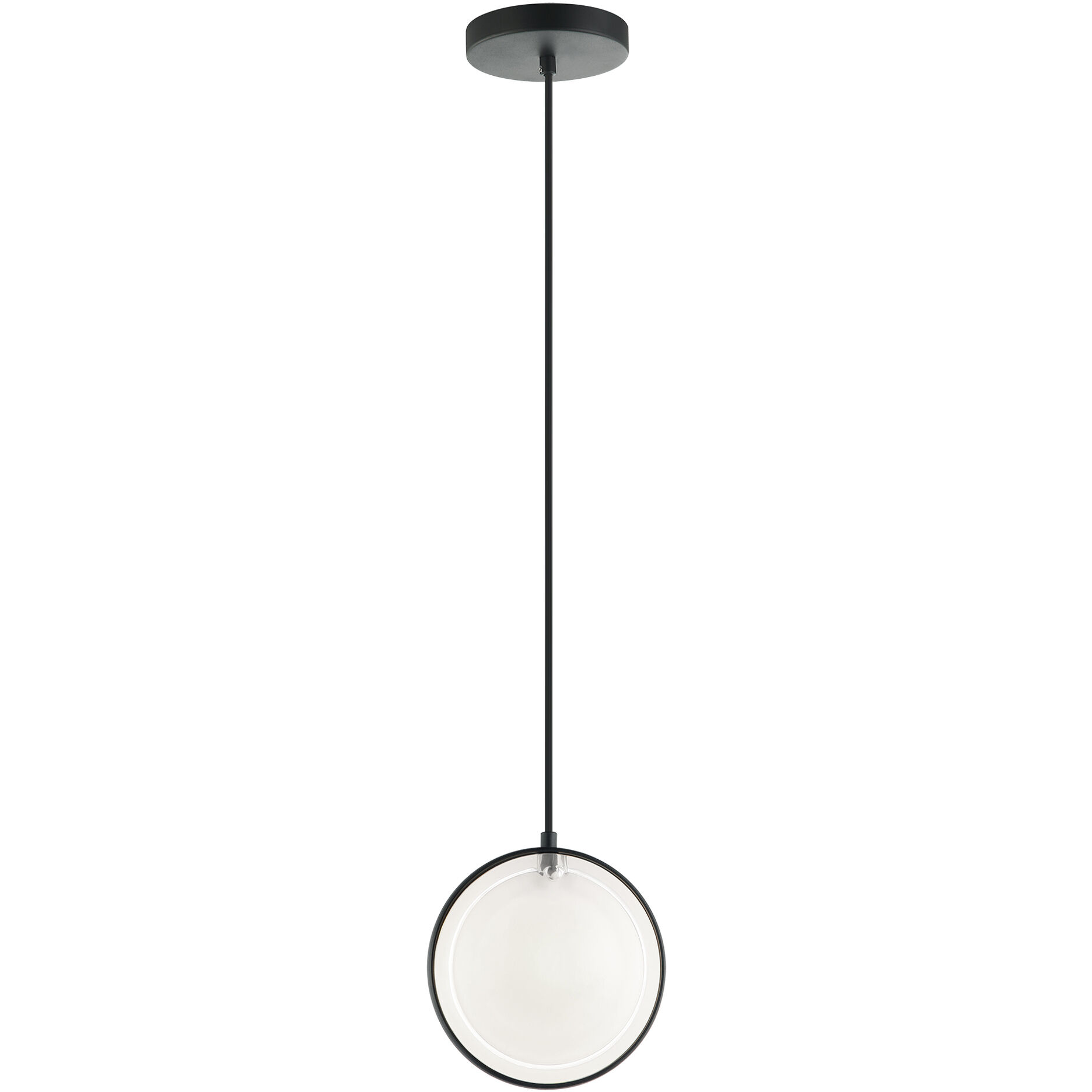 Chatoyant 1 Light 6.75 inch Matte Black Pendant Ceiling Light