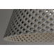 Woven 1 Light 14.5 inch Gray/Black Single Pendant Ceiling Light in Gray and Black