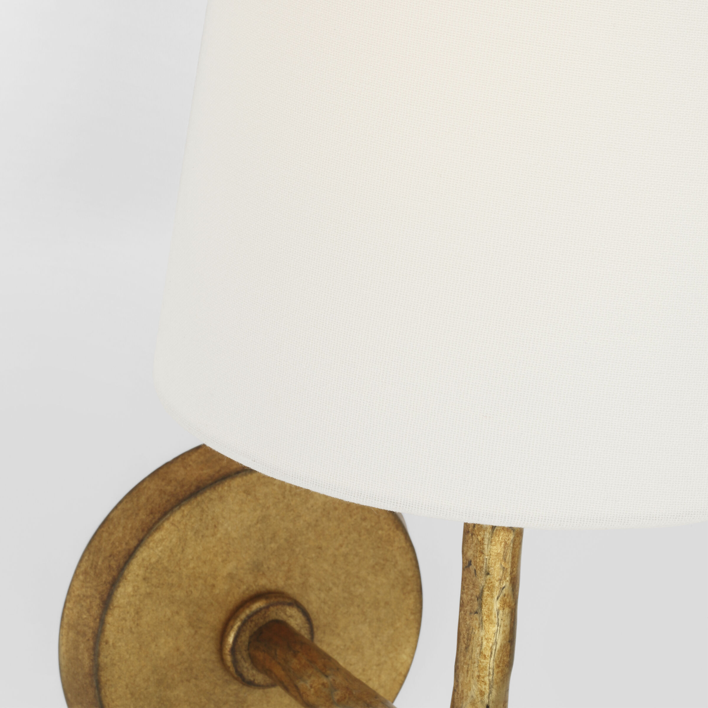 Suzanne Kasler Collette LED 8 inch Gilded Iron Tail Sconce Wall Light