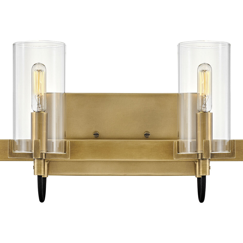 Ryden 30 inch Heritage Brass Vanity Light Wall Light