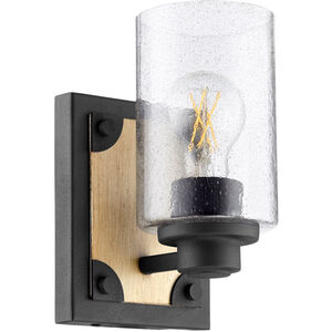Fort Worth 1 Light 5 inch Noir and Driftwood Wall Mount Wall Light