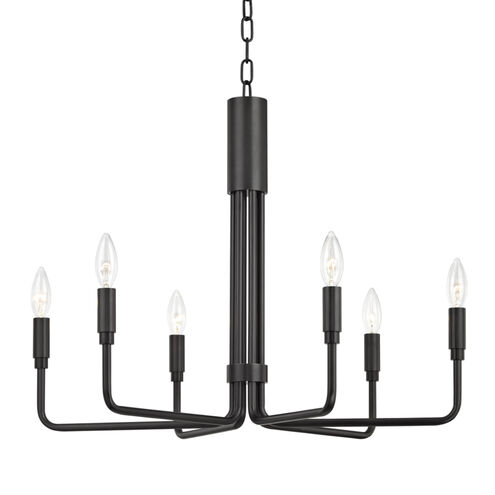 Brigitte 6 Light 25 inch Old Bronze Pendant Ceiling Light