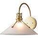 Henry Wall Sconce Wall Light in Natural Iron, Clear