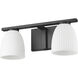 Naya 2 Light 16 inch Matte Black Bath Vanity Light Wall Light
