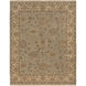 Dinar 36 X 24 inch Sage / Ivory / Tan / Dark Brown / Olive Handmade Rug