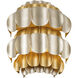 Swoon 1 Light 10 inch Antique Gold/Gold Dust Wall Sconce Wall Light, Smithsonian Collaboration