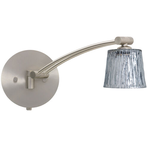 Nico 3 1WW 13 inch 50 watt Satin Nickel Swing Arm Sconce Wall Light
