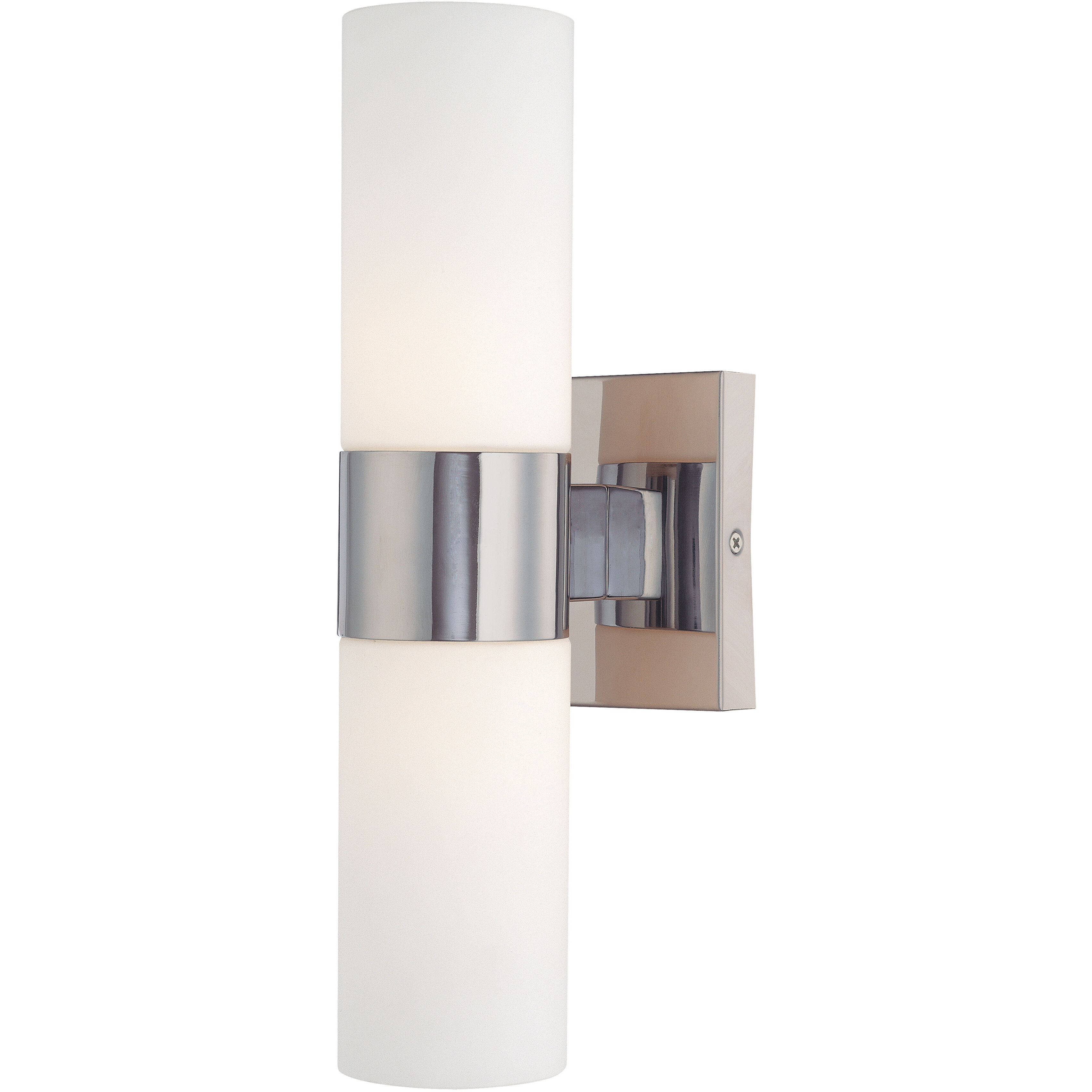 ML 2 Light 5 inch Chrome Wall Sconce Wall Light