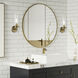 Ludlow 1 Light 4 inch Antique Brass ADA Single Sconce Wall Light, Single