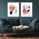 Abstract Collection Pink Framed Art