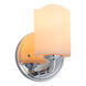 Candlearia Wall Sconce Wall Light in 700 Lm LED, Dark Bronze, Amber (CandleAria), Cylinder with Flat Rim