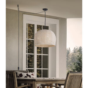 Kutna 3 Light 26 inch Natural Swag Pendant Ceiling Light