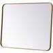 Evermore 32 X 24 inch Brass Mirror