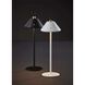 Danny 14 inch 1.50 watt White and Antique Brass LED Cordless Table Lamp Portable Light