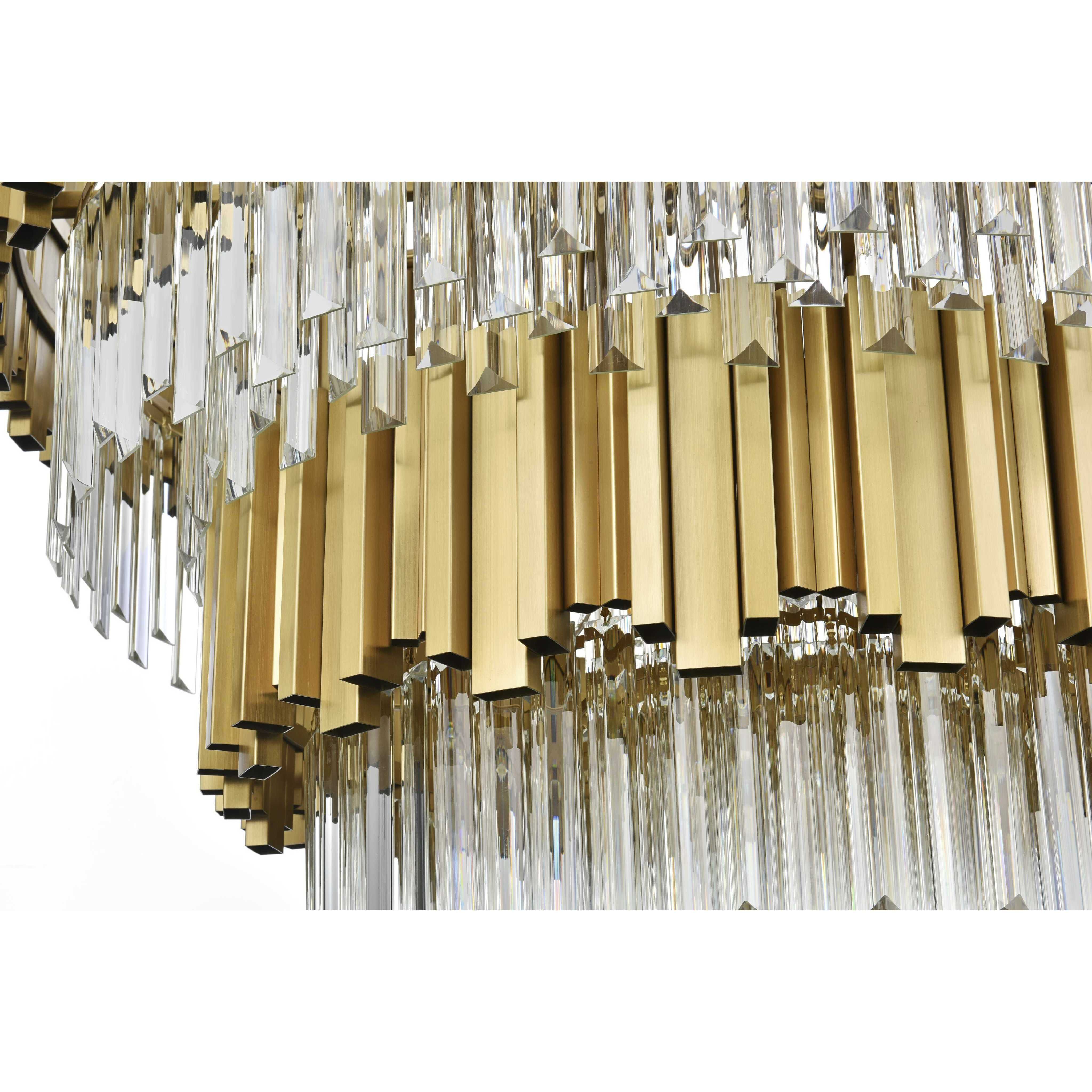 Willow 12 Light 32 inch Satin Gold Chandelier Ceiling Light