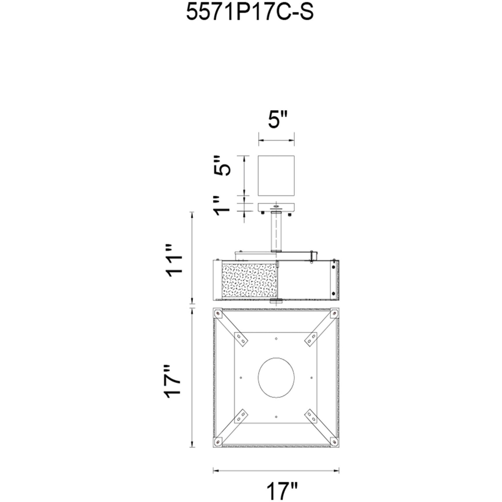 Lucie 4 Light 17 inch Chrome Drum Shade Chandelier Ceiling Light