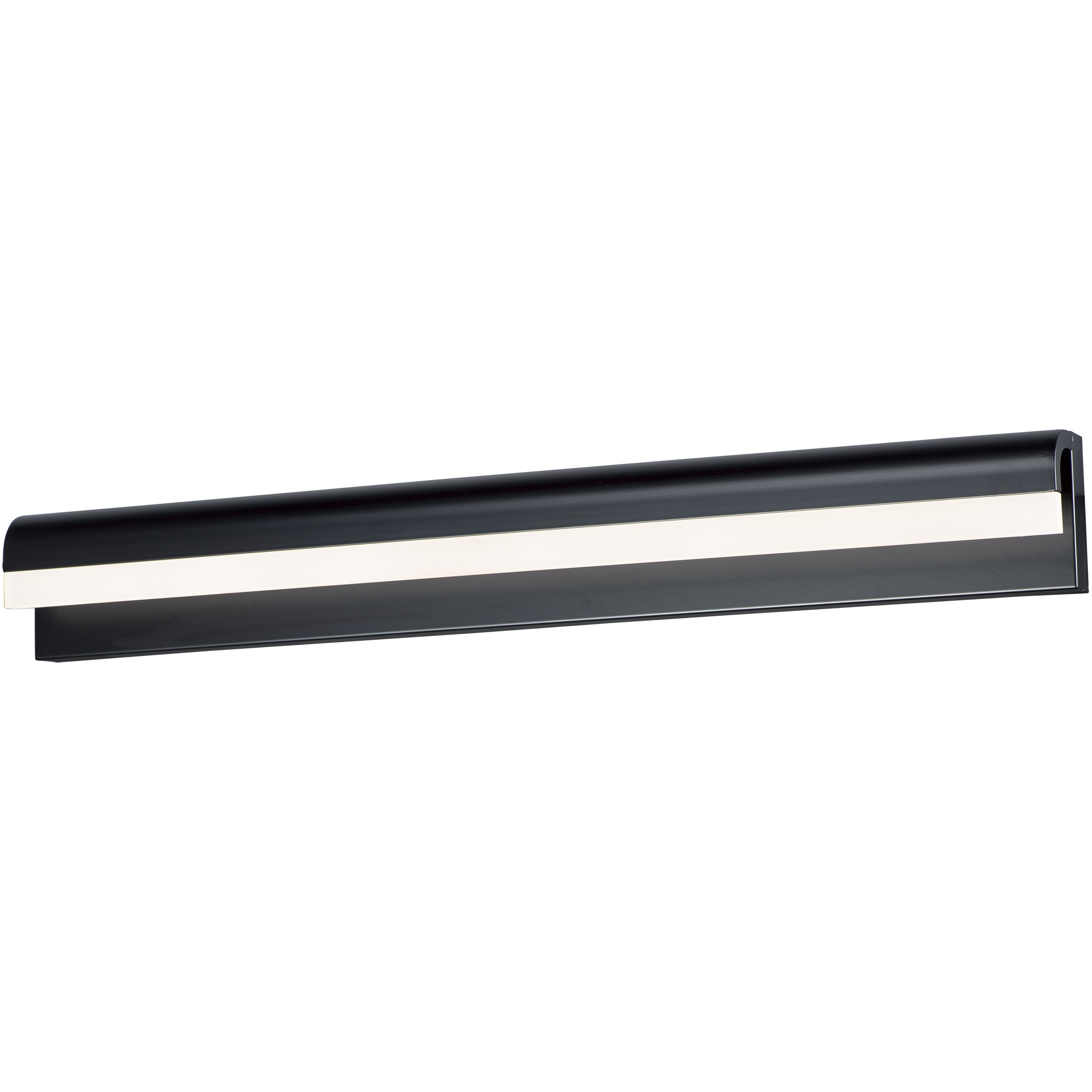 Waterfall LED 35.75 inch Black Bath Vanity Light Wall Light