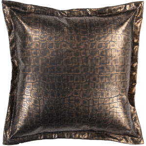 Decorative Pillows 18 inch Black, Metallic - Gold Pillow Kit