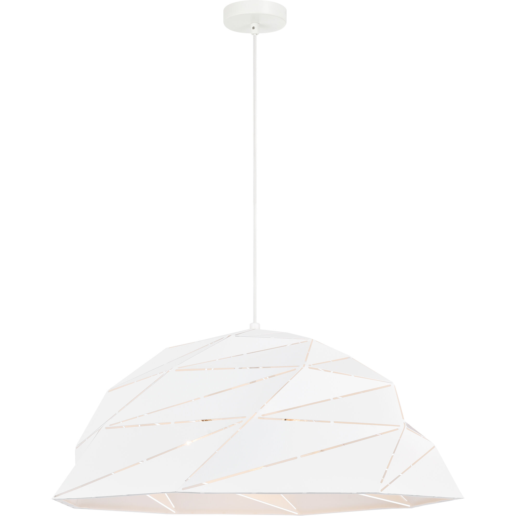Riku 3 Light 26 inch White Pendant Ceiling Light