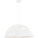 Riku 3 Light 26 inch White Pendant Ceiling Light