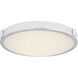 Halo LED 12.9 inch Chrome Flush Mount Ceiling Light