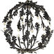 Lowcountry 20 Light Matte Black and Stella Chandelier Ceiling Light