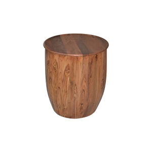 Drum 25 X 22 inch Natural Side Table 