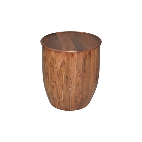 Drum 25 X 22 inch Natural Side Table