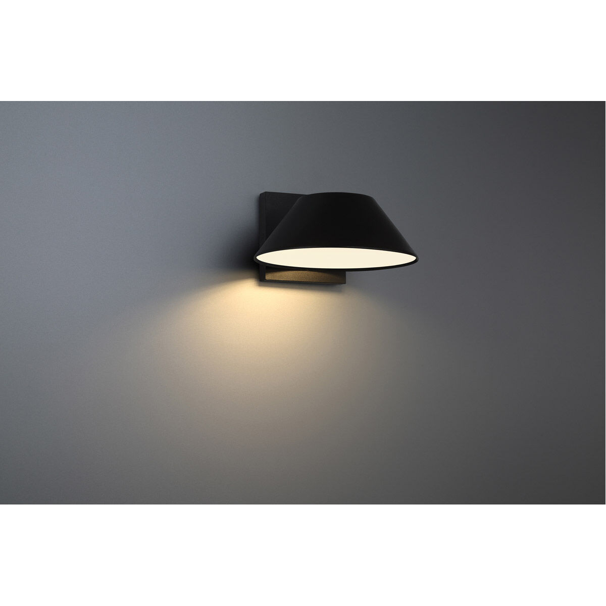 Solano LED 5 inch Black Outdoor Wall Sconce