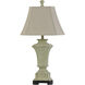 Signature 32 inch 100 watt Sauga Cream Table Lamp Portable Light 