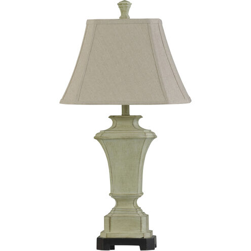 Signature 32 inch 100 watt Sauga Cream Table Lamp Portable Light