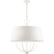 Ridgecrest 6 Light 24 inch White Pendant Chandelier Ceiling Light