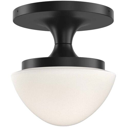 Knox 1 Light 8 inch Black Semi-flush Mount Ceiling Light