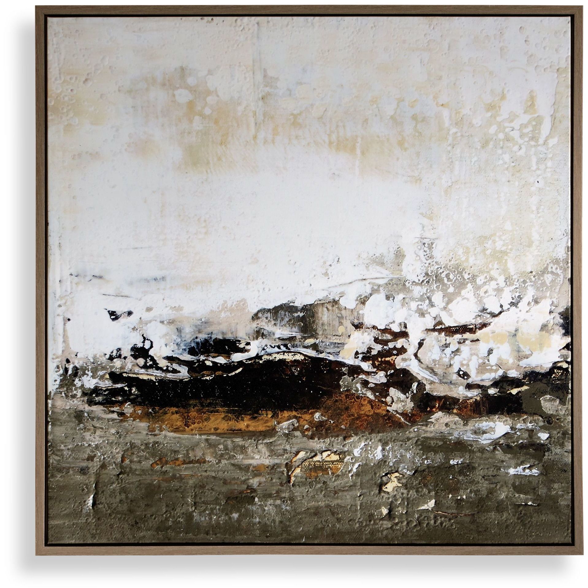 The Other Side Multicolor Framed Abstract Art