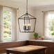 Townsend 6 Light 24 inch Matte Black Pendant Ceiling Light, Essentials