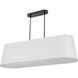 Pita 4 Light 48 inch Matte Black Horizontal Pendant Ceiling Light