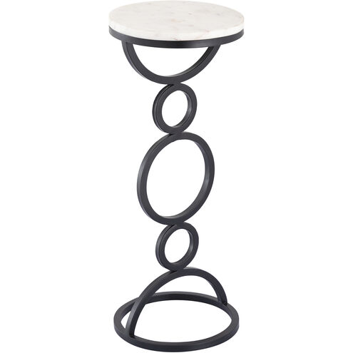 Spivey 22 X 8 inch Black and White Accent Table