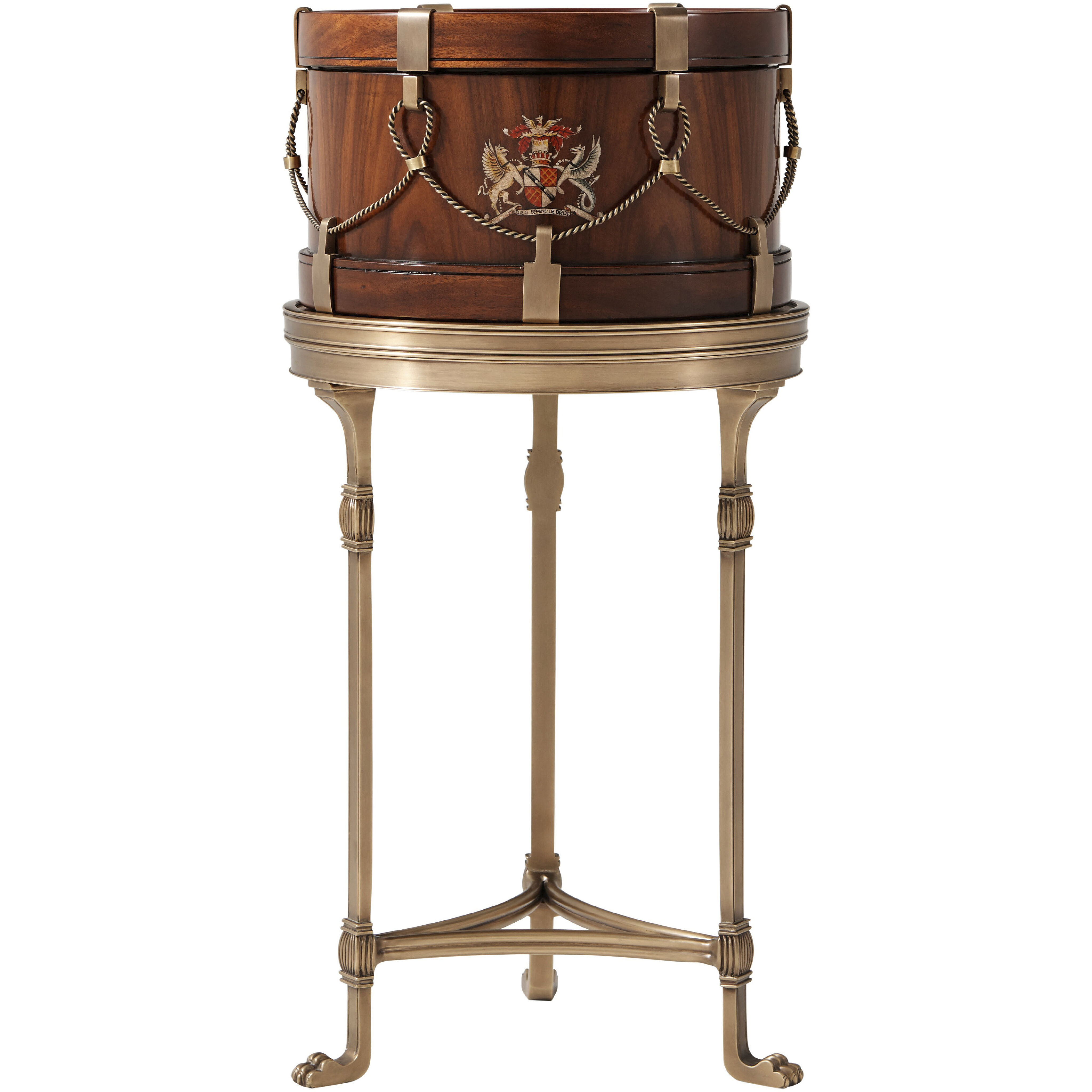 Beats in Time 25.5 X 12.75 inch Accent Table, Wooden, Althorp Living History