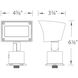 WAC 120V Wall Wash LED Bronze Wall Wash, WAC Landscape