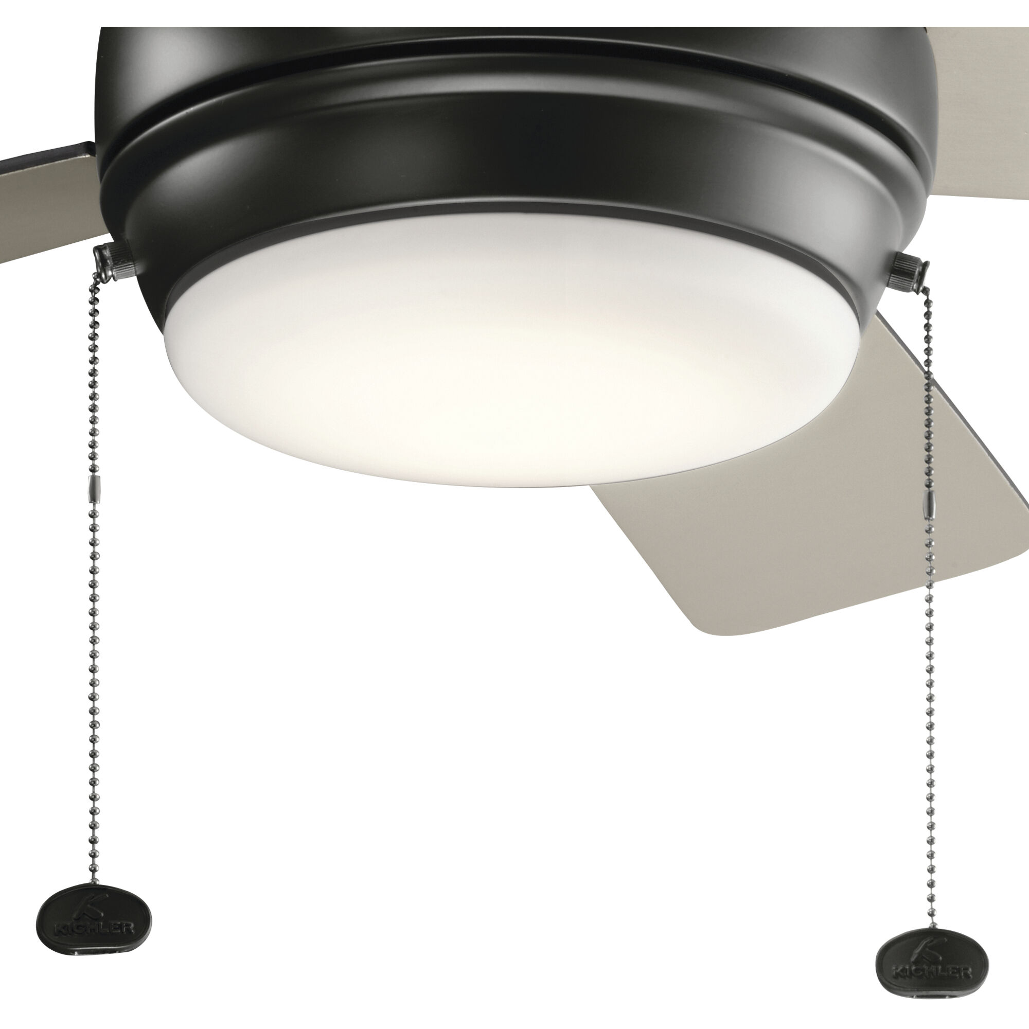 Starkk 42 inch Satin Black with Black Blades Ceiling Fan