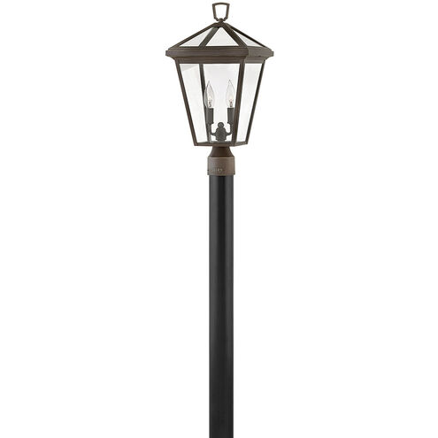 Estate Series Alford Place 2 Light 20.25 inch Oil Rubbed Bronze Outdoor Post Mount Lantern in Non-LED