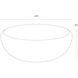 Iolite 47.25 X 16.5 inch White Outdoor Coffee Table
