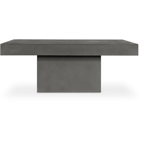 Maxima 47 X 31.5 inch Grey Outdoor Coffee Table