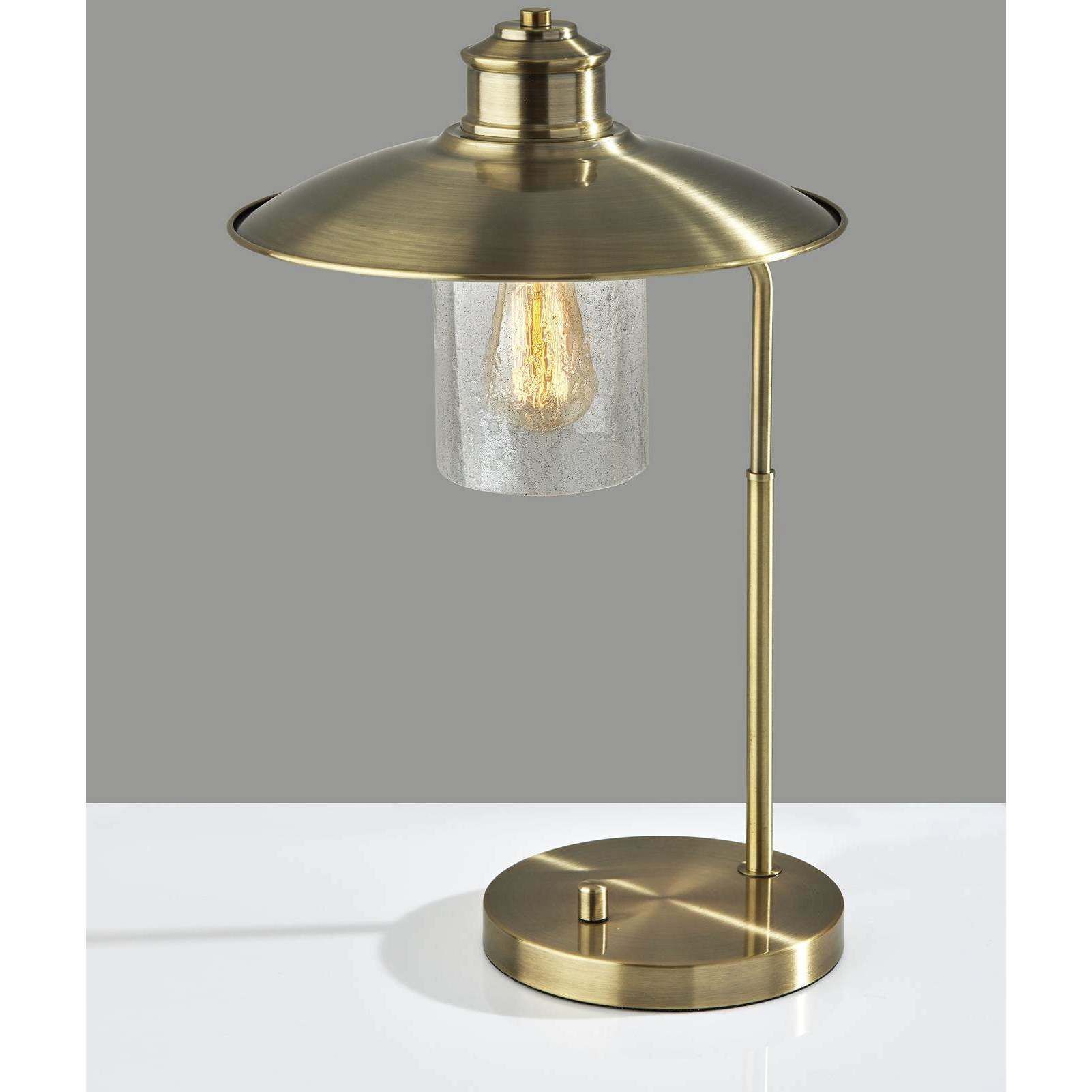 Kieran 21 inch 40.00 watt Antique Brass Desk Lamp Portable Light
