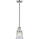 Franklin Restoration Canton 1 Light 6 inch Brushed Satin Nickel Mini Pendant Ceiling Light