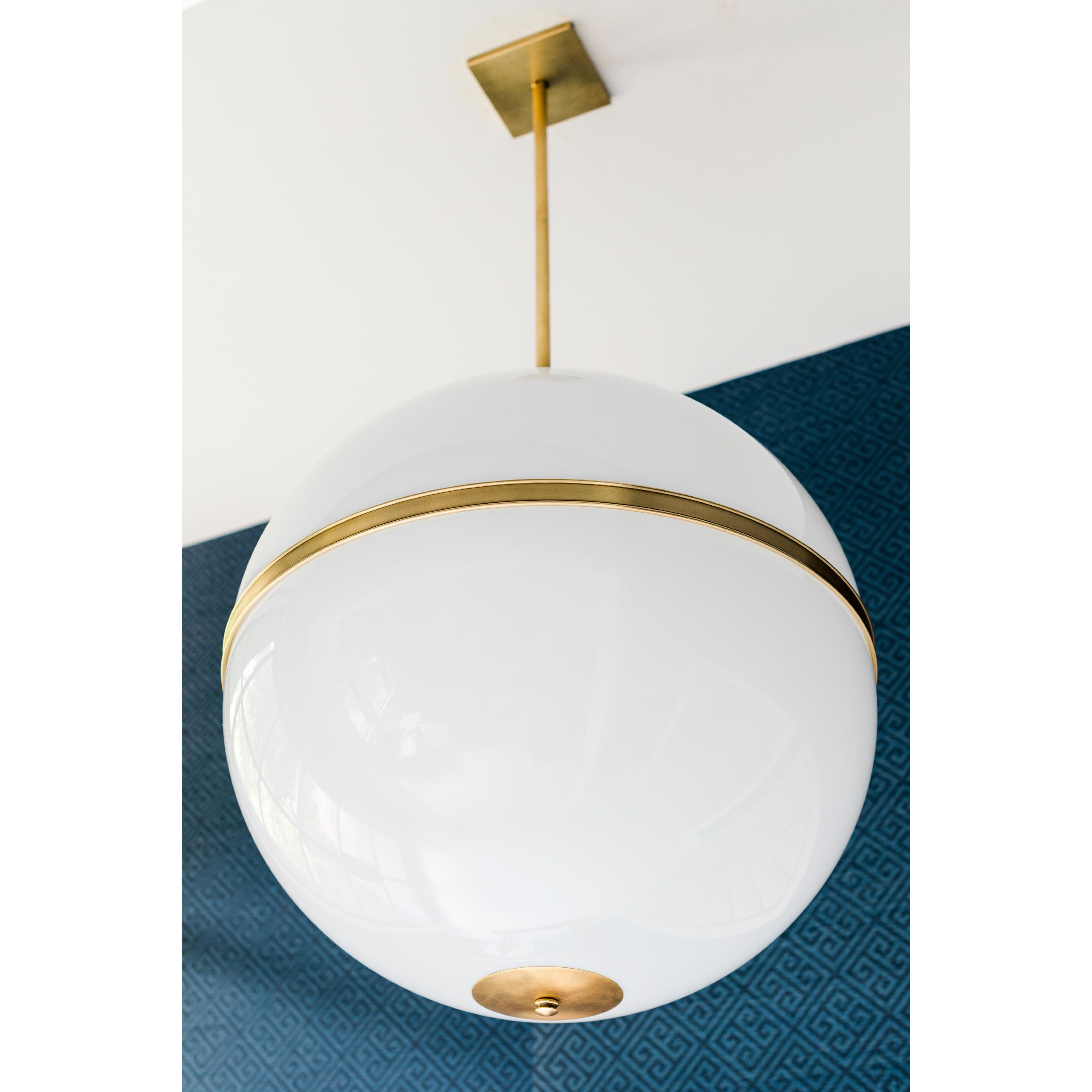 Truax 4 Light 30 inch Aged Brass Pendant Ceiling Light