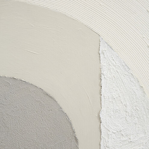 Canberra White/Beige Canvas Art